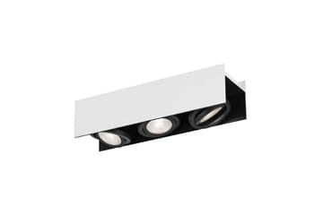 Loftbelysning Eglo Vidago Hvid/Sort 3 Lamper - 3 Lamper - Belysning - Lamper & indendørsbelysning - Soveværelse lampe - Taklampa sovrum
