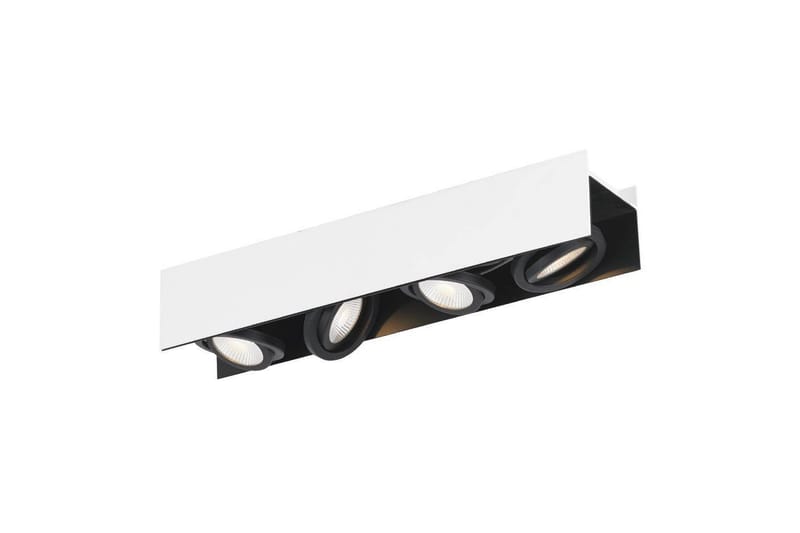 Loftbelysning Eglo Vidago Hvid/Sort 4 Lamper - 4 Lamper - Belysning - Lamper & indendørsbelysning - Soveværelse lampe - Taklampa sovrum