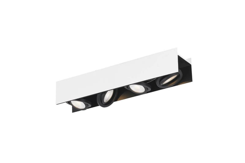 Loftbelysning Eglo Vidago Hvid/Sort 4 Lamper - 4 Lamper - Belysning - Lamper & indendørsbelysning - Soveværelse lampe - Taklampa sovrum