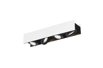 Loftbelysning Eglo Vidago Hvid/Sort 4 Lamper - 4 Lamper - Belysning - Lamper & indendørsbelysning - Soveværelse lampe - Taklampa sovrum