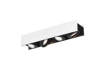 Loftbelysning Eglo Vidago Hvid/Sort 4 Lamper - 4 Lamper - Belysning - Lamper & indendørsbelysning - Soveværelse lampe - Taklampa sovrum