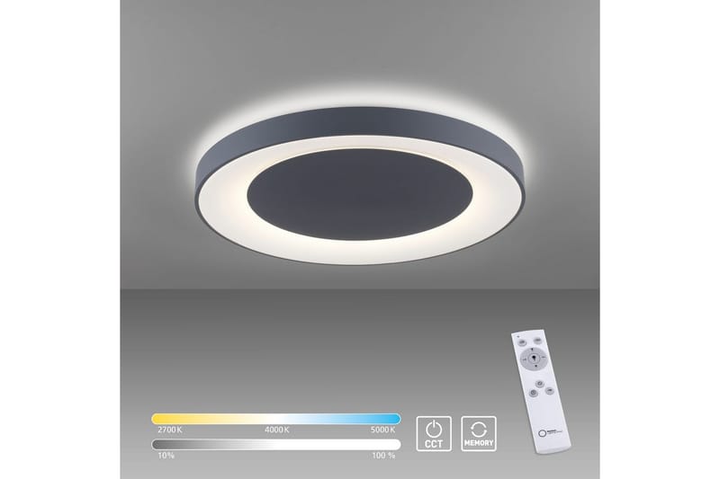 Loftlampe Anika - Grå - Belysning - Lamper & indendørsbelysning - Soveværelse lampe - Taklampa sovrum