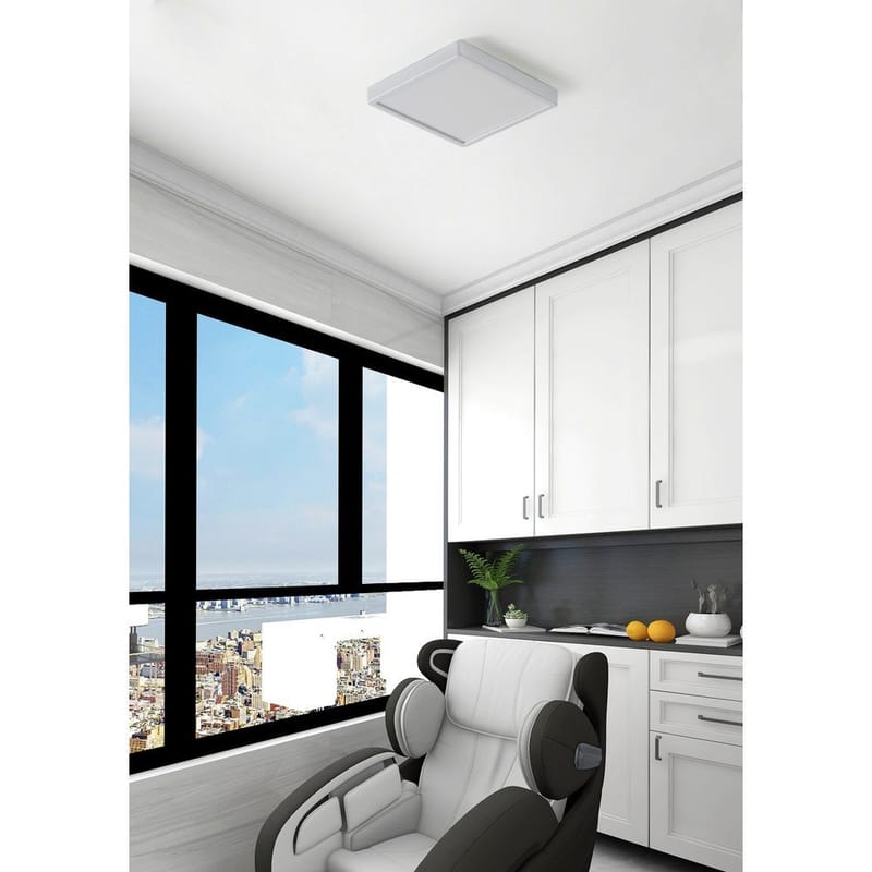 Loftlampe Argolis 285x285 mm - Hvid - Belysning - Lamper & indendørsbelysning - Soveværelse lampe - Taklampa sovrum