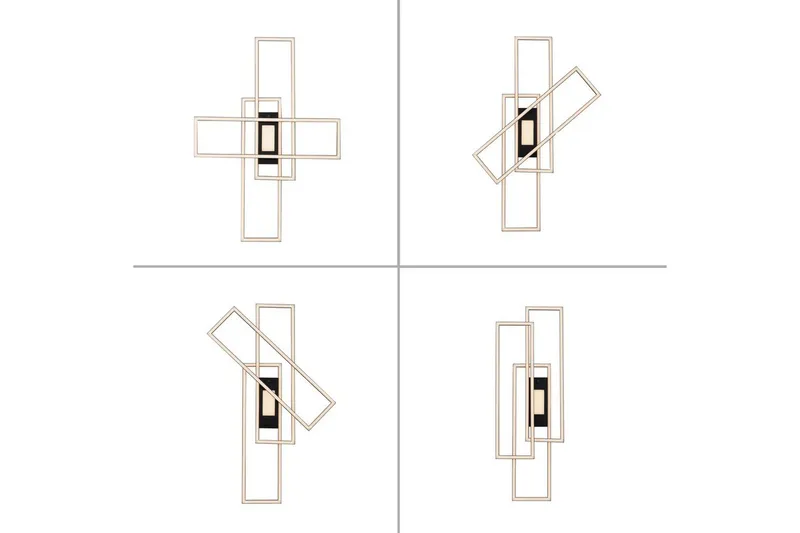 Loftlampe Asmin - 69,4x6,8x99 cm - Belysning - Lamper & indendørsbelysning - Soveværelse lampe - Taklampa sovrum