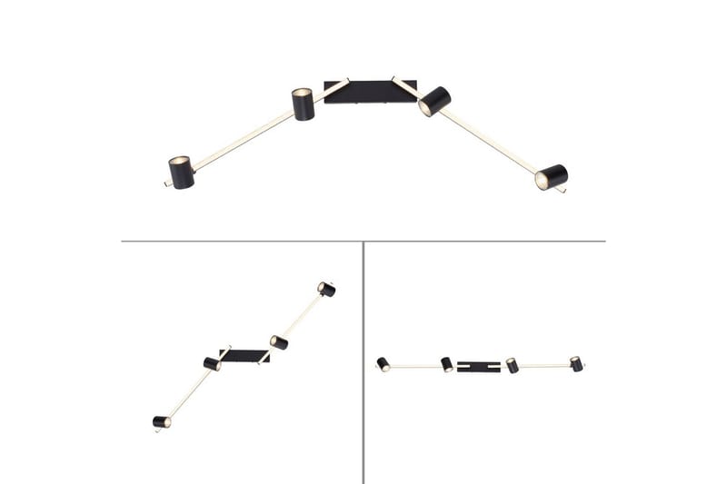 Loftlampe Barik - 101x18x123 cm - Belysning - Lamper & indendørsbelysning - Soveværelse lampe - Taklampa sovrum