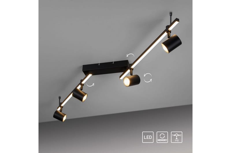 Loftlampe Barik - 101x18x123 cm - Belysning - Lamper & indendørsbelysning - Soveværelse lampe - Taklampa sovrum
