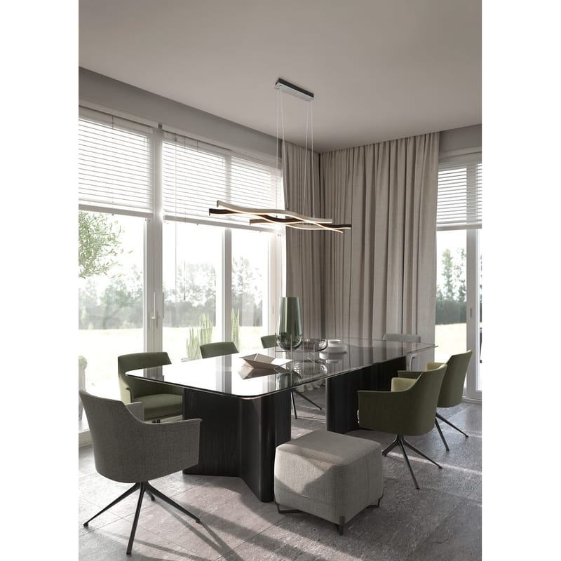 Loftlampe Blaze - Børstet aluminium - Belysning - Lamper & indendørsbelysning - Soveværelse lampe - Taklampa sovrum