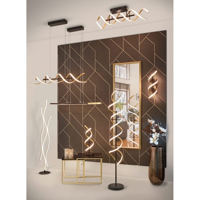 Loftlampe Blaze - Mat messing - Belysning - Lamper & indendørsbelysning - Soveværelse lampe - Taklampa sovrum