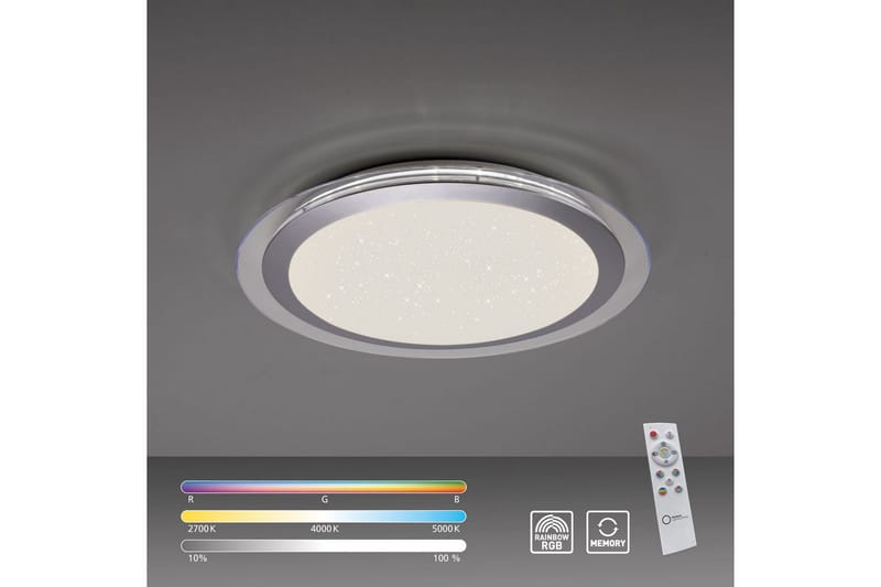 Loftlampe Cyba - 45x8x45 cm - Belysning - Lamper & indendørsbelysning - Soveværelse lampe - Taklampa sovrum
