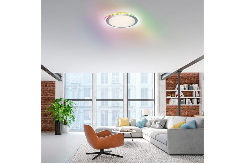 Loftlampe Cyba - 45x8x45 cm - Belysning - Lamper & indendørsbelysning - Soveværelse lampe - Taklampa sovrum