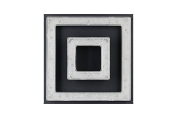 Loftlampe Eglo Fradelo 1 240x240 mm - Sort/Grå - Belysning - Lamper & indendørsbelysning - Soveværelse lampe - Taklampa sovrum