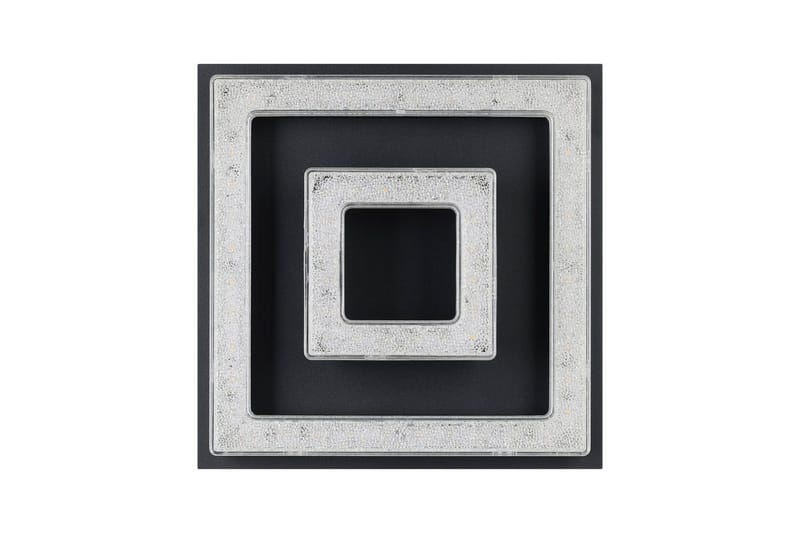 Loftlampe Eglo Fradelo 1 240x240 mm - Sort/Grå - Belysning - Lamper & indendørsbelysning - Soveværelse lampe - Taklampa sovrum