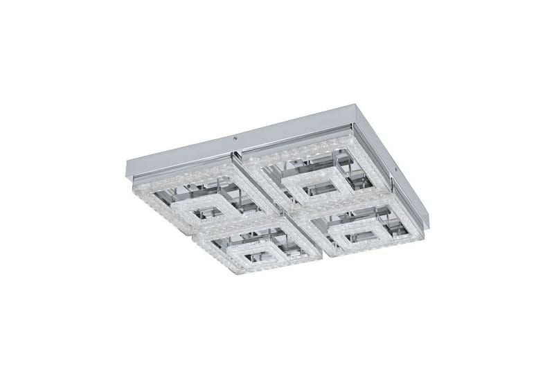 Loftlampe Eglo Fradelo 520x520 mm - Krom/Grå - Belysning - Lamper & indendørsbelysning - Soveværelse lampe - Taklampa sovrum