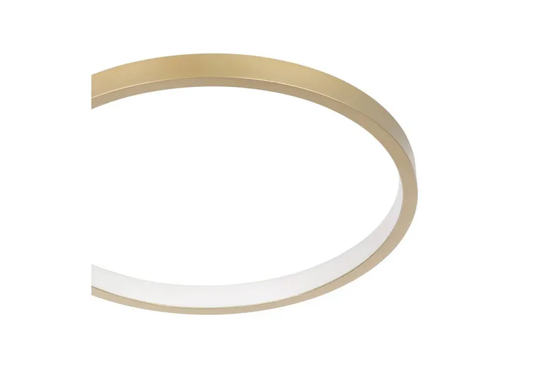 Loftlampe Eglo Gafares Rund Guldfarvet/Hvid - Guld/Hvid - Belysning - Lamper & indendørsbelysning - Soveværelse lampe - Taklampa sovrum