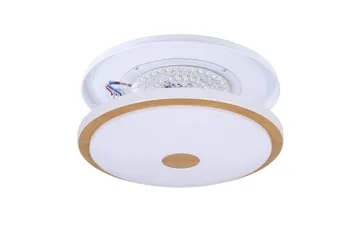 Loftlampe Eglo Lanciano 1 380 mm - Hvid/Brun - Belysning - Lamper & indendørsbelysning - Soveværelse lampe - Taklampa sovrum