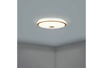 Loftlampe Eglo Lanciano 1 380 mm - Hvid/Brun - Belysning - Lamper & indendørsbelysning - Soveværelse lampe - Taklampa sovrum