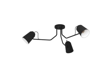 Loftlampe Eglo Loreto - Sort/Hvid - Belysning - Lamper & indendørsbelysning - Soveværelse lampe - Taklampa sovrum