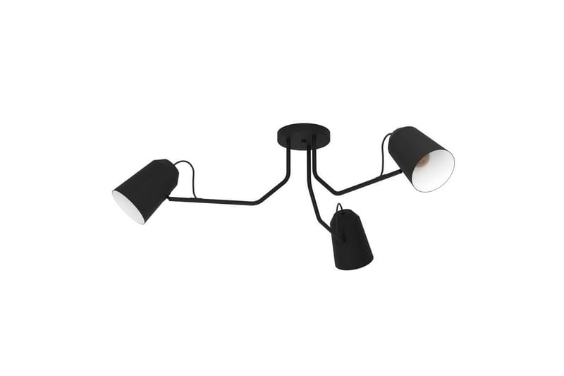 Loftlampe Eglo Loreto, Sort/Hvid