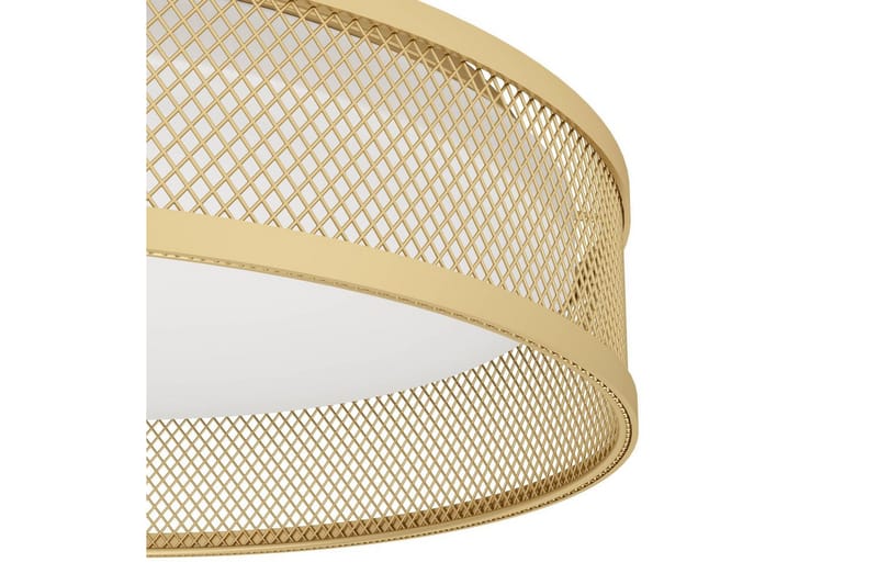 Loftlampe Eglo Luppineria Ø385 mm Messing-Mat Hvid - Messing - Belysning - Lamper & indendørsbelysning - Soveværelse lampe - Taklampa sovrum