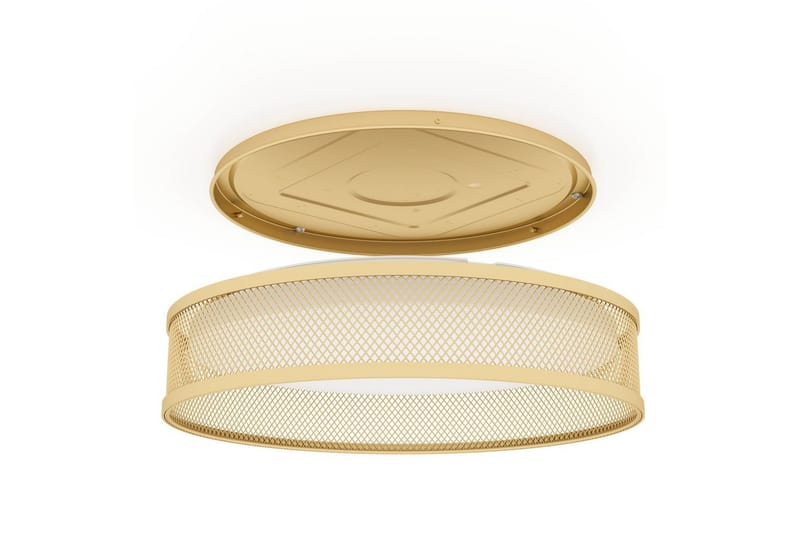 Loftlampe Eglo Luppineria Ø385 mm Messing-Mat Hvid - Messing - Belysning - Lamper & indendørsbelysning - Soveværelse lampe - Taklampa sovrum