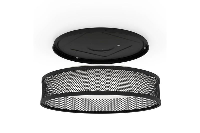 Loftlampe Eglo Luppineria Ø385 mm Sort Hvid - Sort - Belysning - Lamper & indendørsbelysning - Soveværelse lampe - Taklampa sovrum