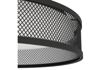 Loftlampe Eglo Luppineria Ø385 mm Sort Hvid - Sort - Belysning - Lamper & indendørsbelysning - Soveværelse lampe - Taklampa sovrum