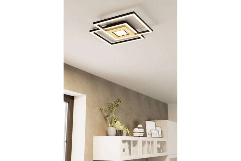 Loftlampe Eglo Marinello - Sort/Brun - Belysning - Lamper & indendørsbelysning - Soveværelse lampe - Taklampa sovrum