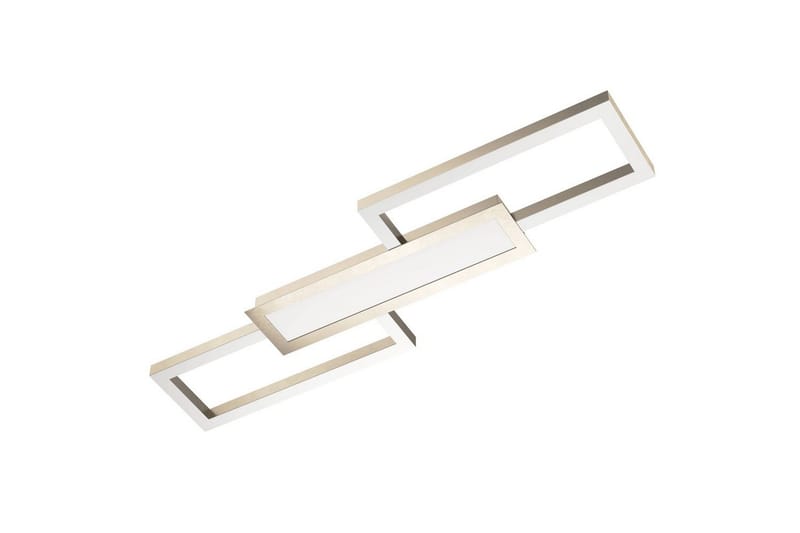 Loftlampe Eglo Monirote Nickel-Mat Hvid, Hvid