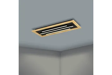 Loftlampe Eglo Tirrenara 780x305 mm - Sort/Brun - Belysning - Lamper & indendørsbelysning - Soveværelse lampe - Taklampa sovrum