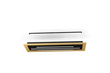 Loftlampe Eglo Tirrenara 780x305 mm - Sort/Brun - Belysning - Lamper & indendørsbelysning - Soveværelse lampe - Taklampa sovrum