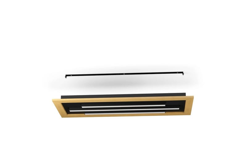 Loftlampe Eglo Tirrenara 780x305 mm - Sort/Brun - Belysning - Lamper & indendørsbelysning - Soveværelse lampe - Taklampa sovrum