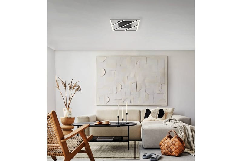 Loftlampe Eglo Ulisano - Hvid/Sort - Belysning - Lamper & indendørsbelysning - Soveværelse lampe - Taklampa sovrum