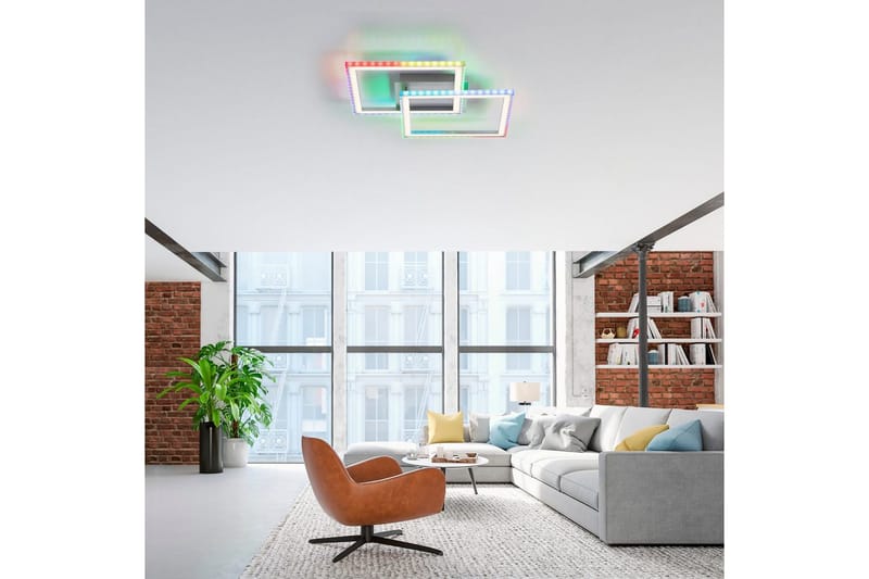 Loftlampe Felix - 44,5x6,4x44,5 cm - Belysning - Lamper & indendørsbelysning - Soveværelse lampe - Taklampa sovrum