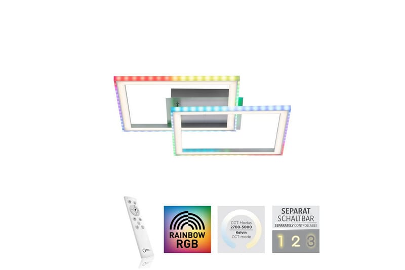 Loftlampe Felix - 44,5x6,4x44,5 cm - Belysning - Lamper & indendørsbelysning - Soveværelse lampe - Taklampa sovrum