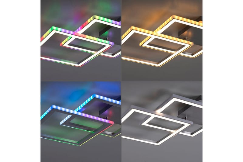 Loftlampe Felix - 44,5x6,4x44,5 cm - Belysning - Lamper & indendørsbelysning - Soveværelse lampe - Taklampa sovrum