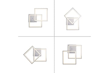 Loftlampe Felix - 44,5x6,4x44,5 cm - Belysning - Lamper & indendørsbelysning - Soveværelse lampe - Taklampa sovrum