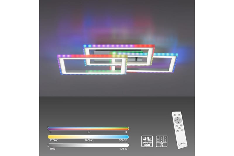 Loftlampe Felix - 56x8,4x54 cm - Belysning - Lamper & indendørsbelysning - Soveværelse lampe - Taklampa sovrum