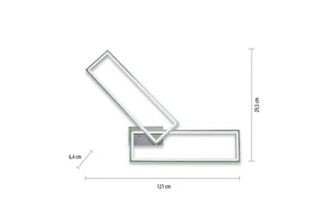 Loftlampe Felix - 72x6,4x121 cm - Belysning - Lamper & indendørsbelysning - Soveværelse lampe - Taklampa sovrum