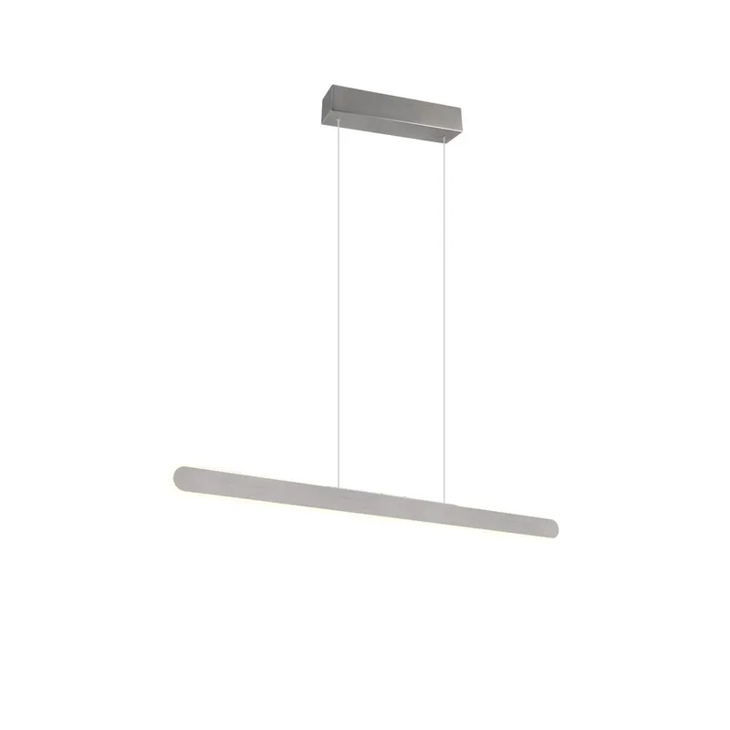 Loftlampe Helios, Børstet aluminium