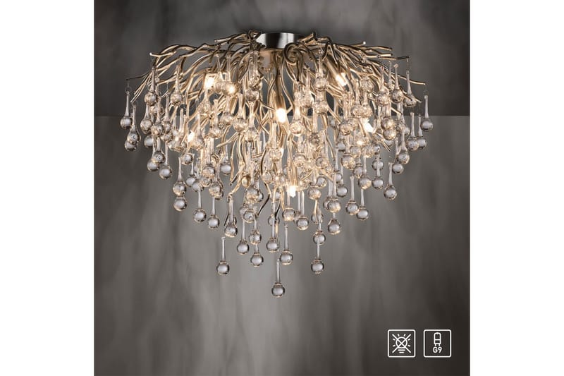 Loftlampe Icicle - 50x50x50 cm - Belysning - Lamper & indendørsbelysning - Soveværelse lampe - Taklampa sovrum