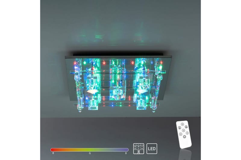 Loftlampe Kemal - 50x15x50 cm - Belysning - Lamper & indendørsbelysning - Soveværelse lampe - Taklampa sovrum