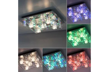 Loftlampe Kemal - 50x15x50 cm - Belysning - Lamper & indendørsbelysning - Soveværelse lampe - Taklampa sovrum