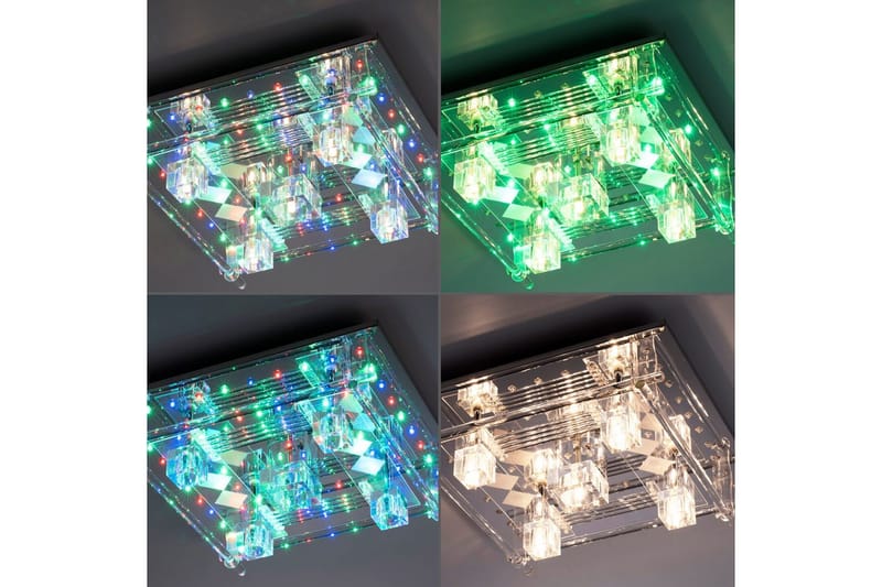 Loftlampe Kemal - 50x15x50 cm - Belysning - Lamper & indendørsbelysning - Soveværelse lampe - Taklampa sovrum