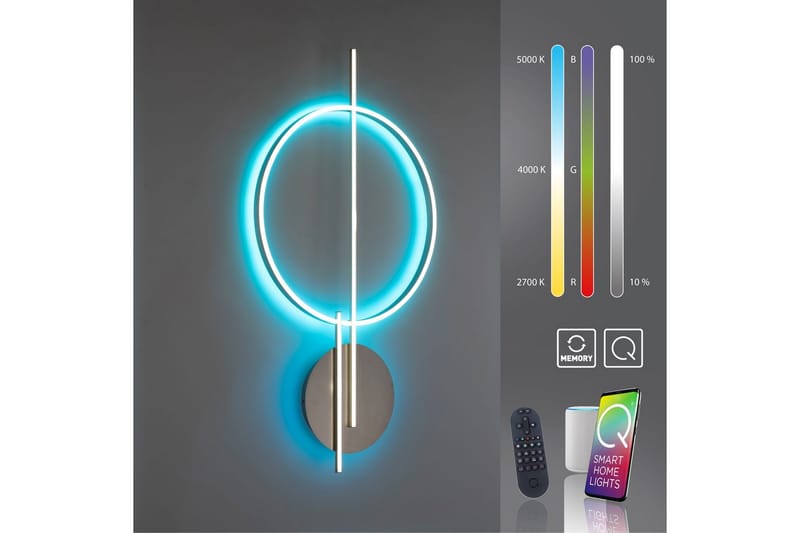 Loftlampe Q-Arkoa - 60x6x115 cm - Belysning - Lamper & indendørsbelysning - Soveværelse lampe - Taklampa sovrum