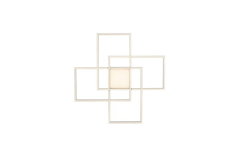 Loftlampe Q-Asmin - 80x6x80 cm - Belysning - Lamper & indendørsbelysning - Soveværelse lampe - Taklampa sovrum