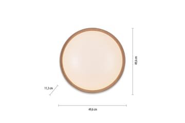 Loftlampe Q-Emilia - 50x12x50 cm - Belysning - Lamper & indendørsbelysning - Soveværelse lampe - Taklampa sovrum