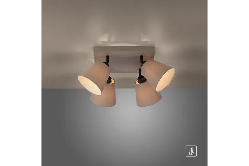 Loftlampe Riala - 59x25,5x59 cm - Belysning - Lamper & indendørsbelysning - Soveværelse lampe - Taklampa sovrum