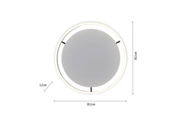 Loftlampe Ritus - 39,3x5,3x39,3 cm, Antracit - Belysning - Lamper & indendørsbelysning - Soveværelse lampe - Taklampa sovrum
