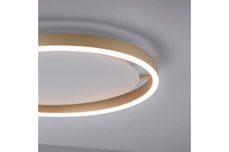 Loftlampe Ritus - 39,3x5,3x39,3 cm, Messing Mat - Belysning - Lamper & indendørsbelysning - Soveværelse lampe - Taklampa sovrum
