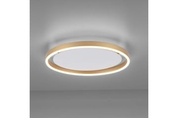 Loftlampe Ritus - 39,3x5,3x39,3 cm, Messing Mat - Belysning - Lamper & indendørsbelysning - Soveværelse lampe - Taklampa sovrum